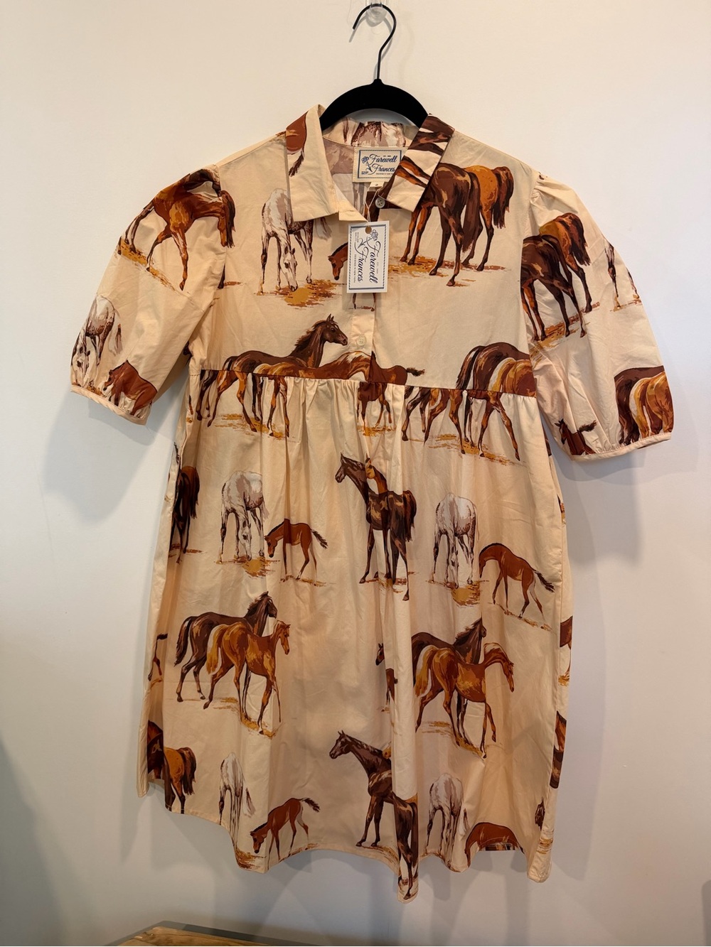 Farewell Frances Horse Print NWT
